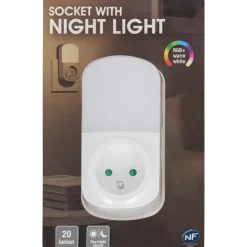 Adaptateur de prise avec veilleuse | Action FR