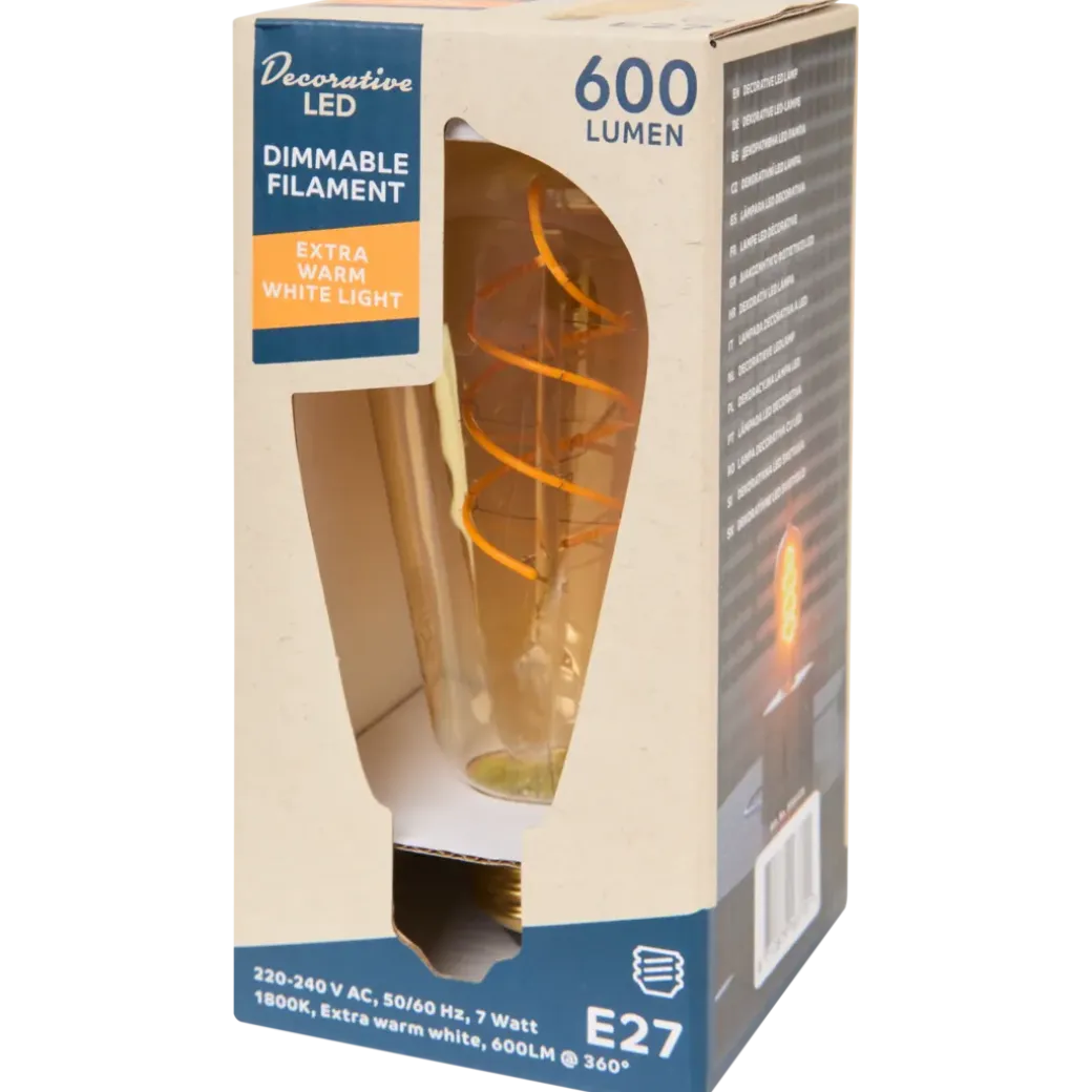 Ampoule LED à filament Eurodomest 7 watt 600 lm | Action FR