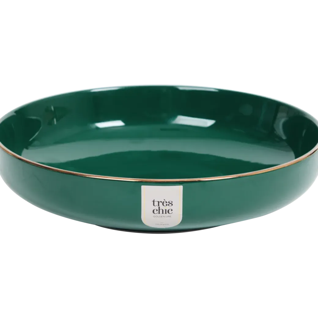 Assiette creuse Très Chic Golden Line 19,5 cm | Action FR