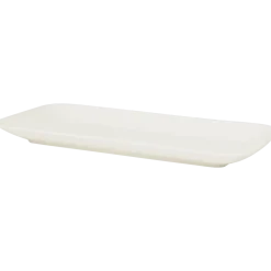 Assiette rectangulaire Blanc | Action FR