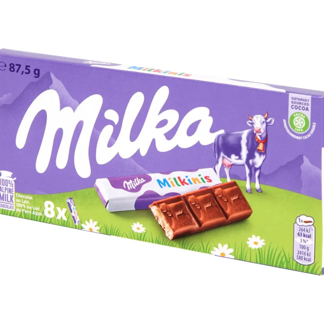 Barres chocolatées Milka Milkinis | Action FR