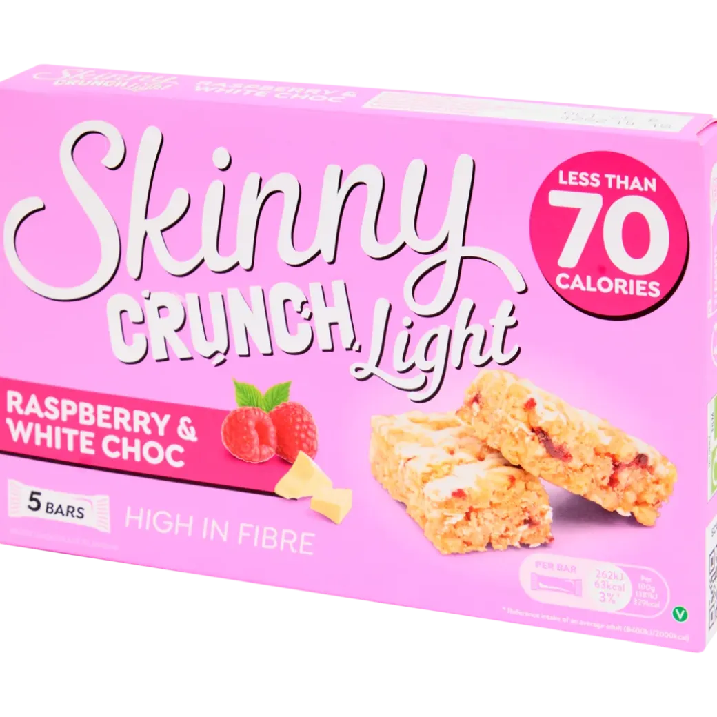 Barres de muesli Skinny Bars Light Framboise & Chocolat blanc | Action FR