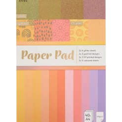 Bloc de papier créatif Avec | Action FR