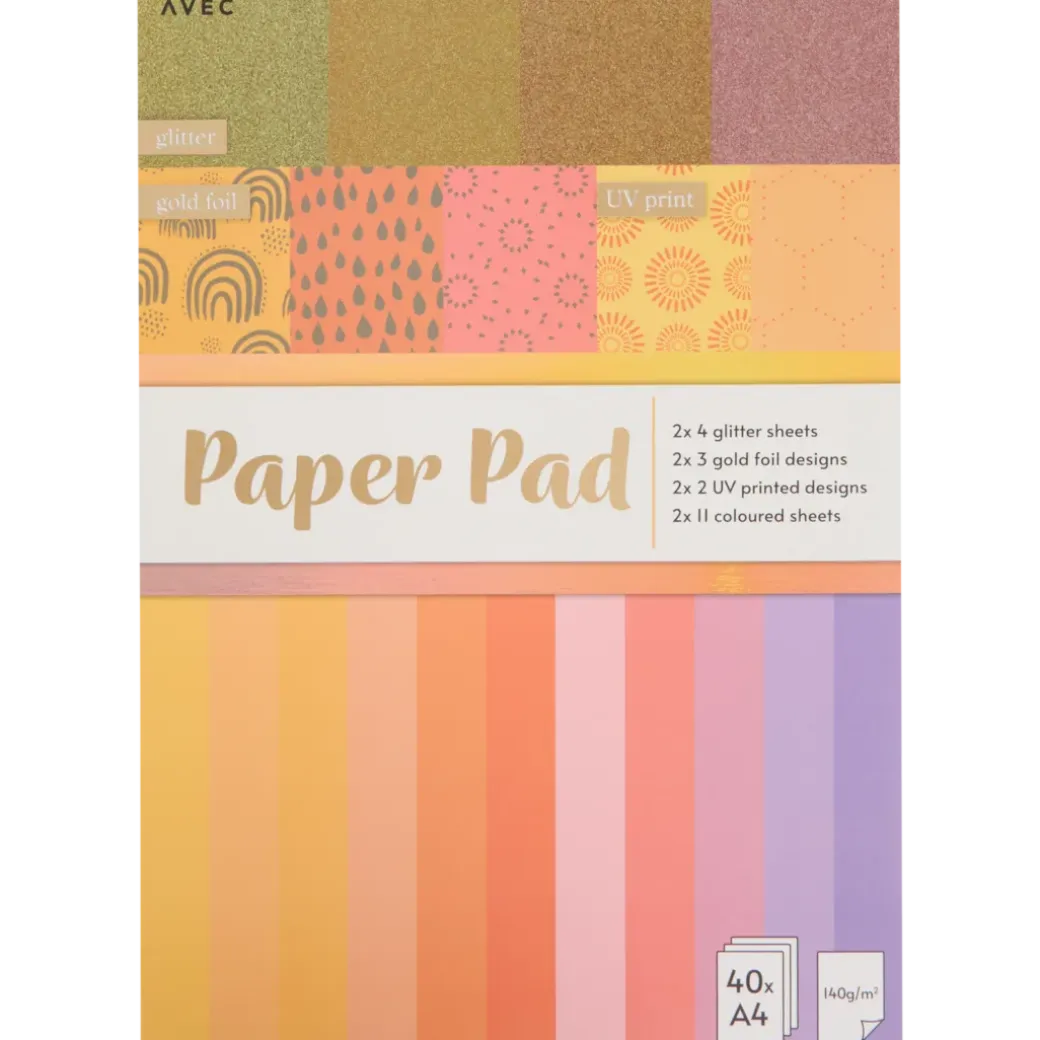 Bloc de papier créatif Avec | Action FR