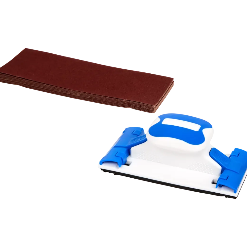 Bloc à poncer avec feuilles abrasives Spectrum | Action FR