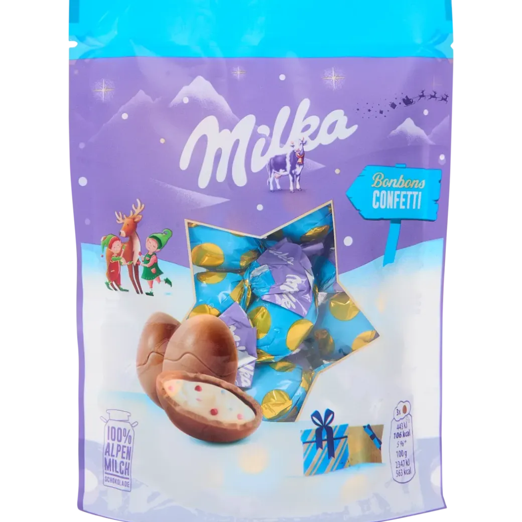 Bonbons de Noël Milka Confettis | Action FR