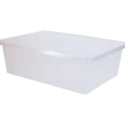 Boîte de rangement en plastique avec couvercle Iris | Action FR