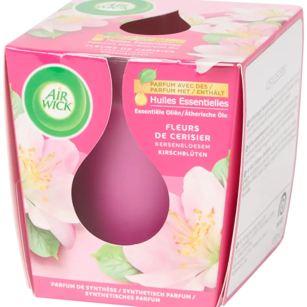 Bougie parfumée Air Wick Fleur de cerisier Rouge | Action FR