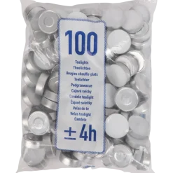 Bougies chauffe-plats blanches Blanc | Action FR