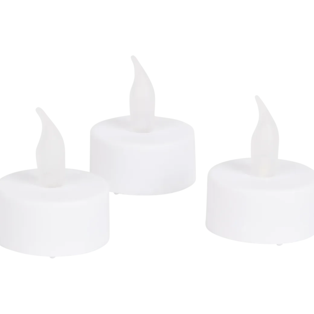 Bougies chauffe-plats LED Blanc | Action FR