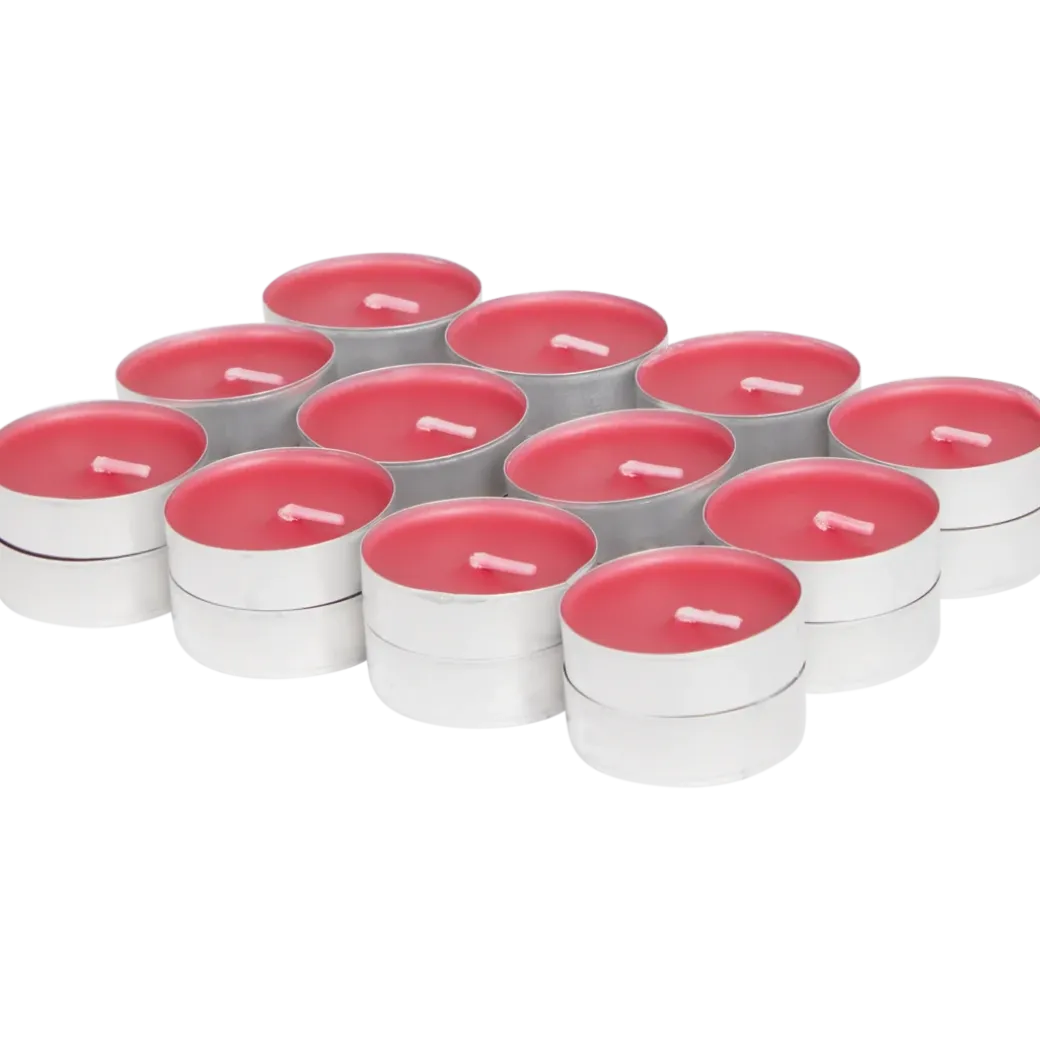 Bougies chauffe-plats parfumées Candra Baies rouges Rouge | Action FR