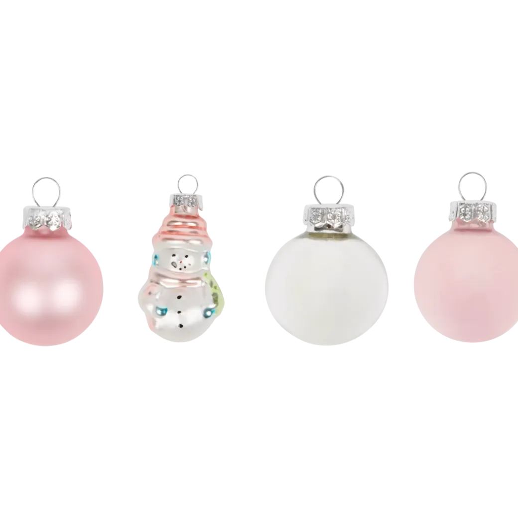 Boules de Noël miniatures en verre | Action FR