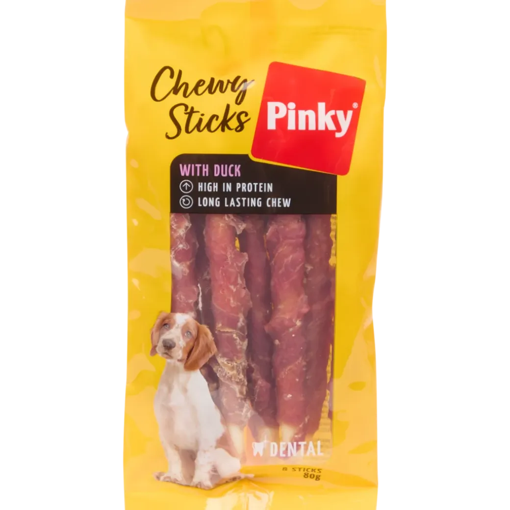 Bâtonnets à mâcher pour chien Pinky Chewy Sticks | Action FR