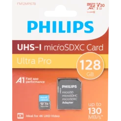 Carte micro SD Philips 128 gigabits | Action FR