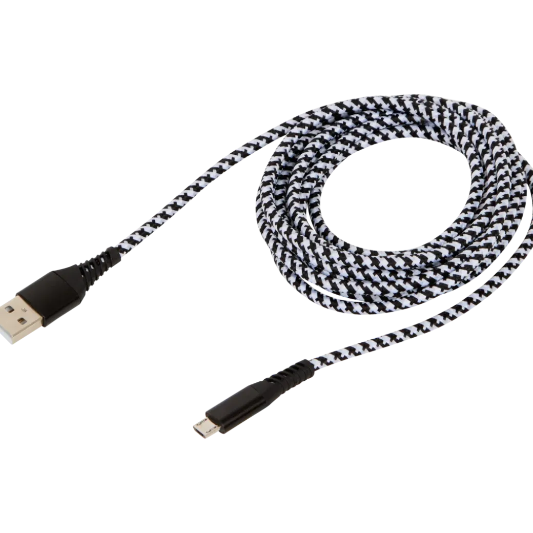 Câble de charge et de transfert de données Sologic Micro-USB 3 m | Action FR