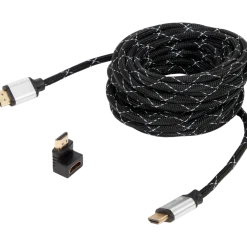 Câble HDMI avec adaptateur Sologic 7.5 m | Action FR
