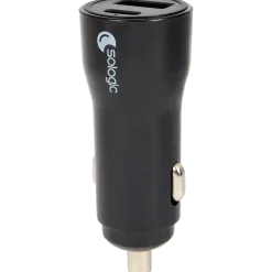 Chargeur allume-cigare 2 ports Sologic | Action FR