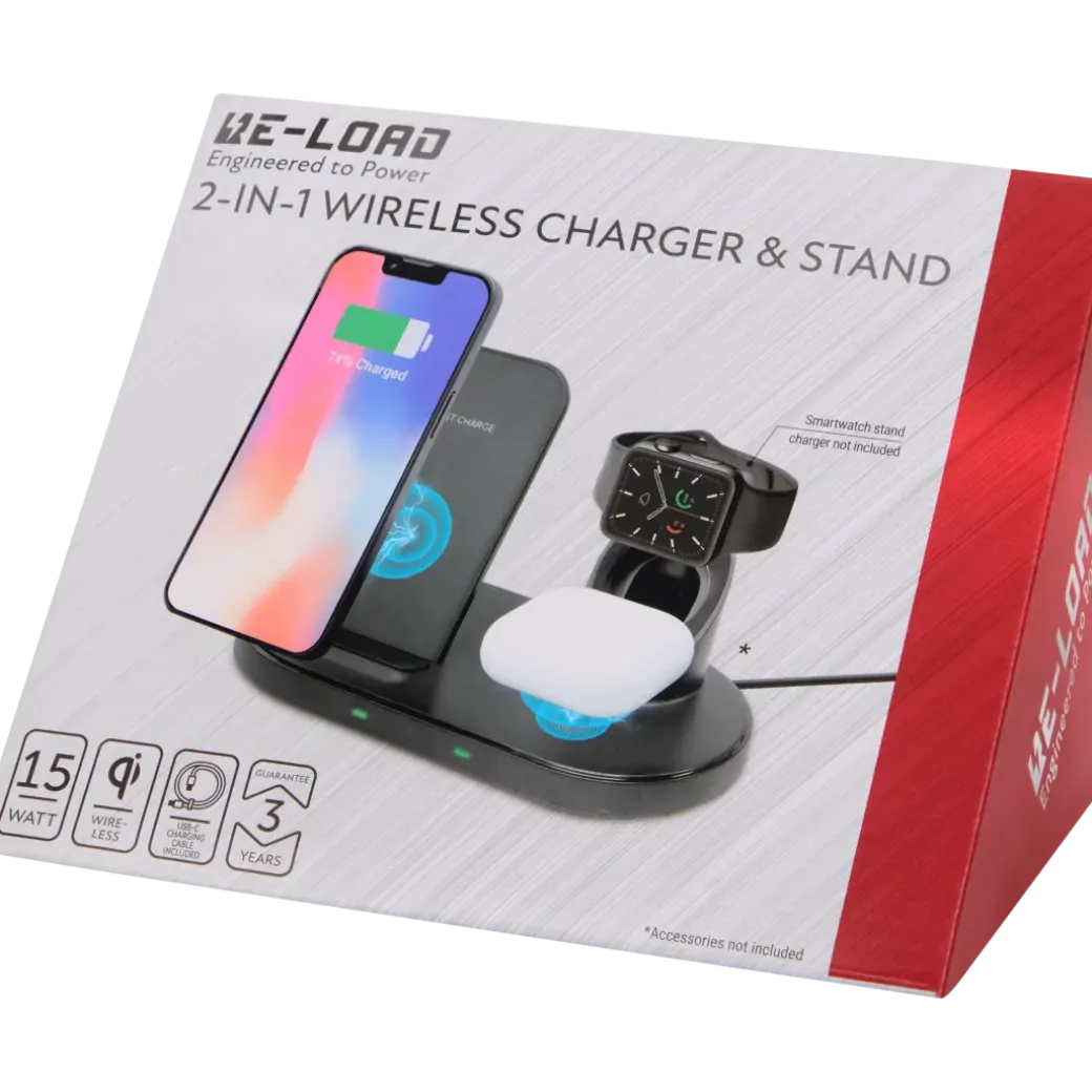 Chargeur sans fil Re-load 2-en-1 | Action FR