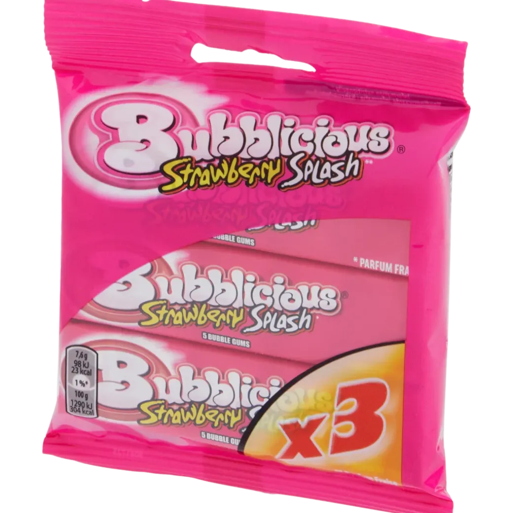 Chewing-gum Bubblicious Strawberry Splash | Action FR