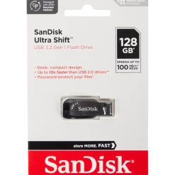 Clé USB SanDisk Ultra Shift 128 gigabits | Action FR