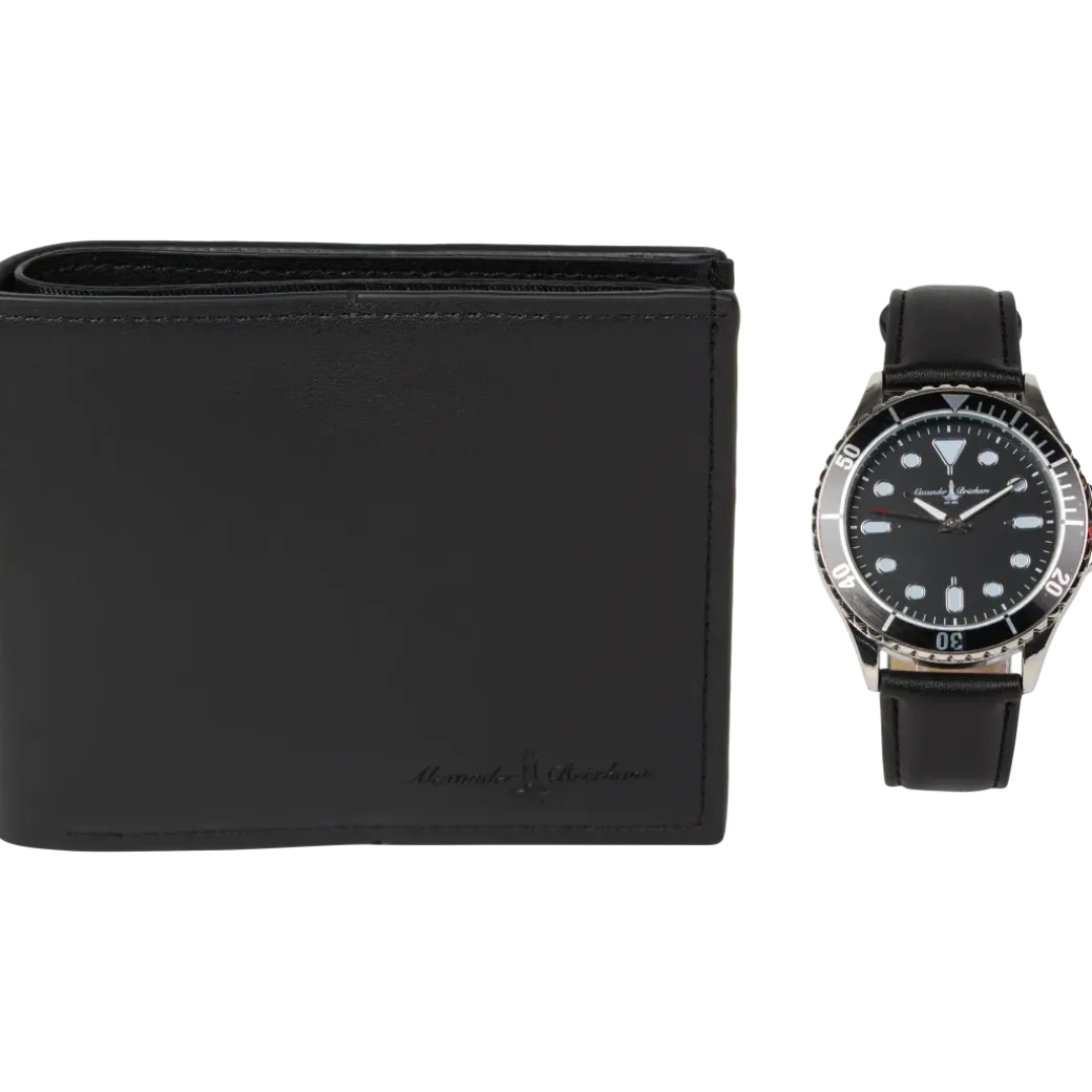 Coffret cadeau avec montre et porte-clés Alexander Brixham | Action FR