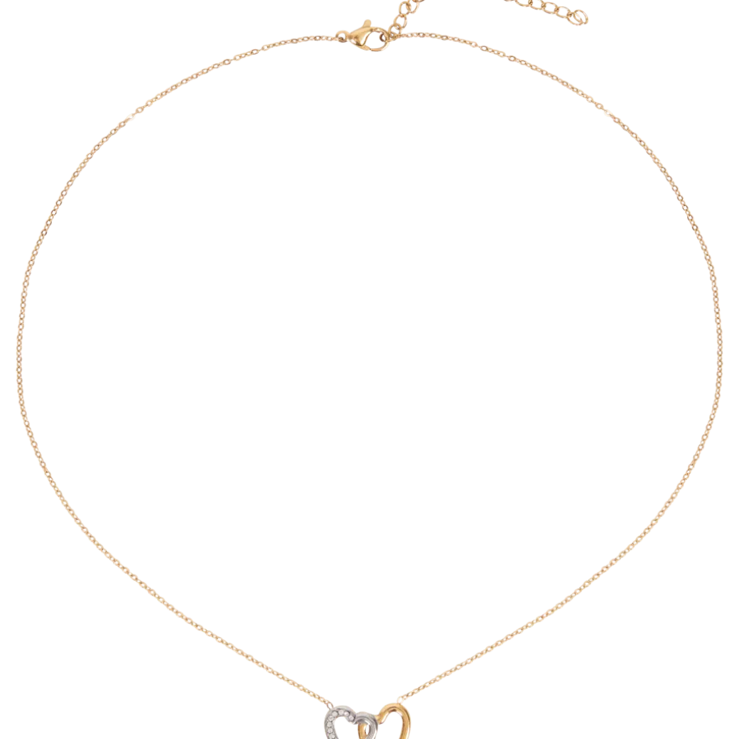 Collier en inox avec cristaux Swarovski | Action FR