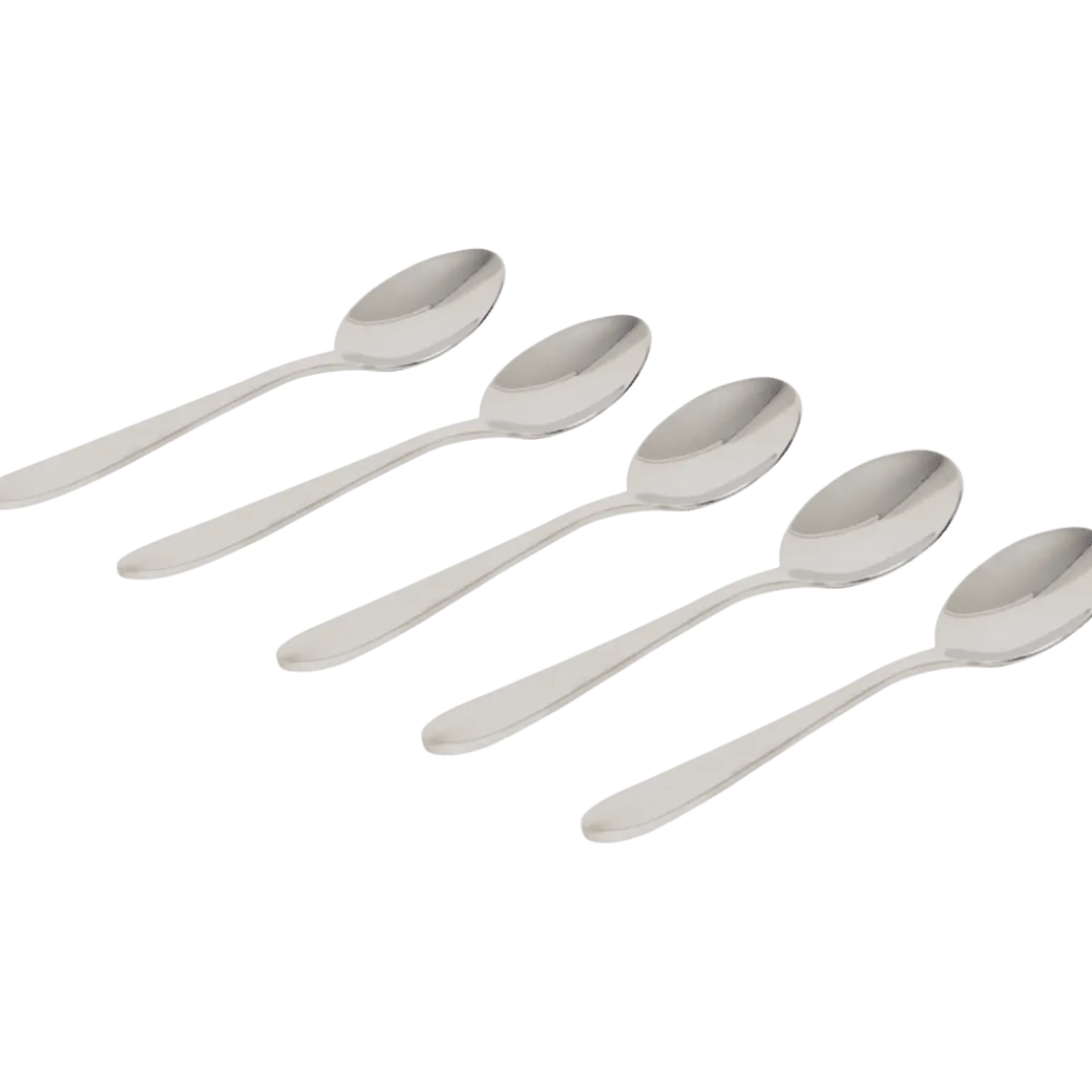 Cuillères à dessert Silver 5 Pièces | Action FR