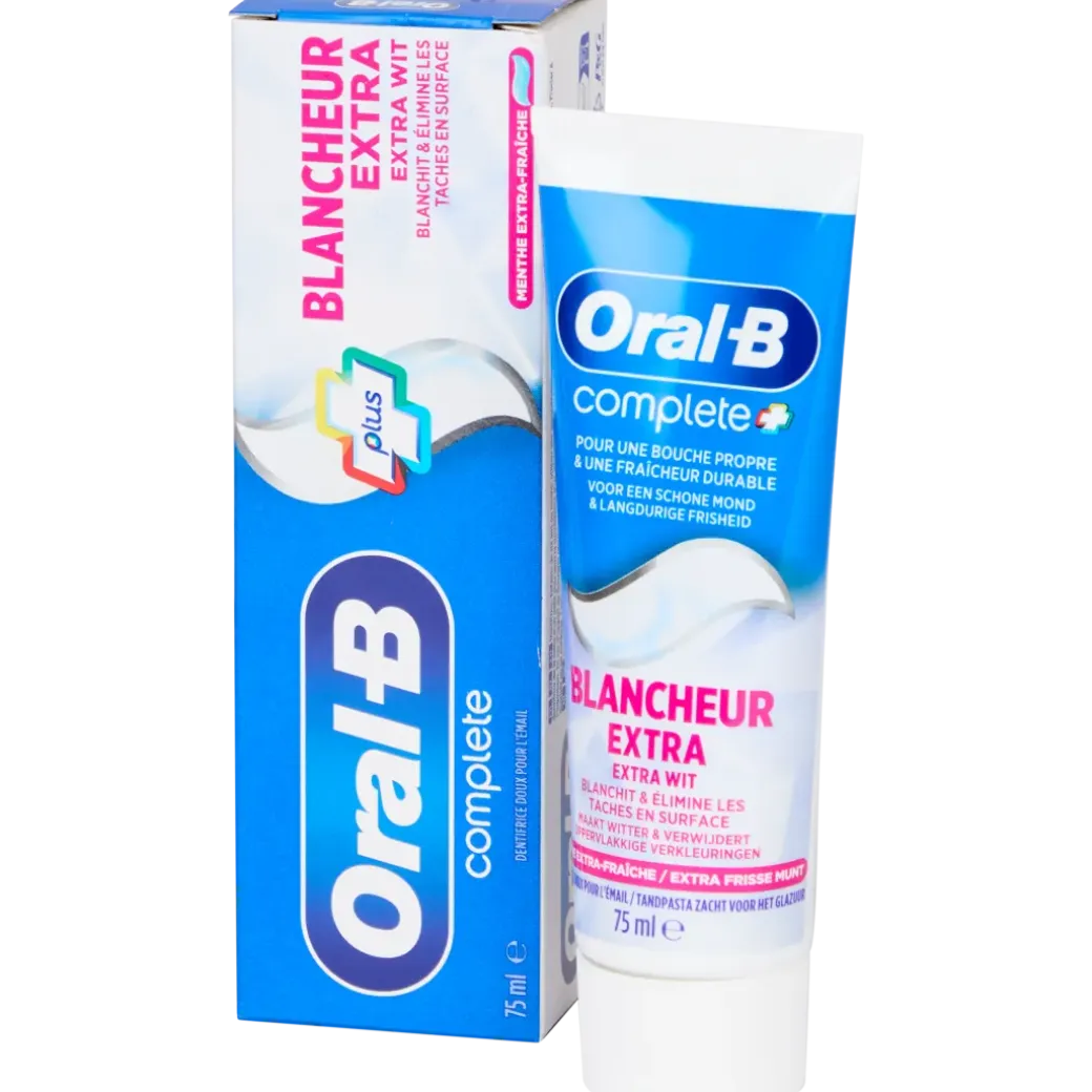 Dentifrice Oral-B Complete Extra White | Action FR