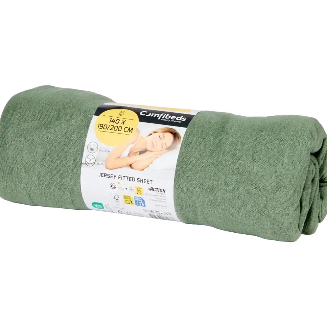 Drap-housse en jersey Comfibeds 200 x 140 cm | Action FR