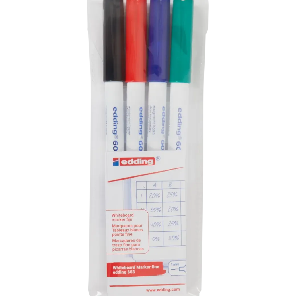 Feutres effaçables pour tableau blanc Edding | Action FR