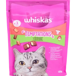 Friandises pour chats Whiskas Temptations Bœuf et dinde | Action FR