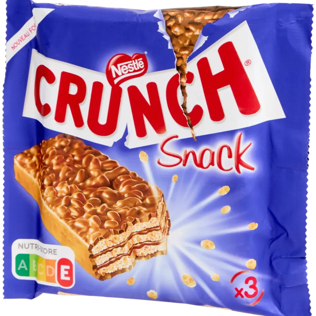 Gaufrettes au chocolat Nestlé Crunch Snack | Action FR
