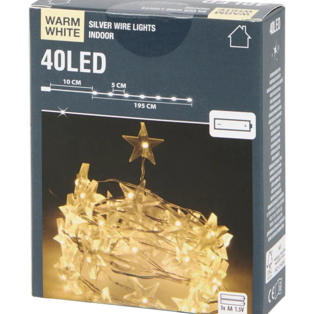 Guirlande lumineuse avec étoiles | Action FR