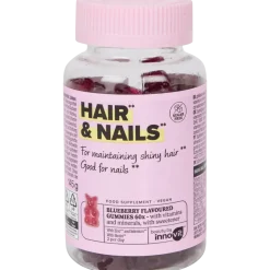 Gummies cheveux et ongles Innovit Myrtille | Action FR