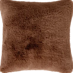 Housse de coussin en fausse fourrure 45 x 45 cm | Action FR