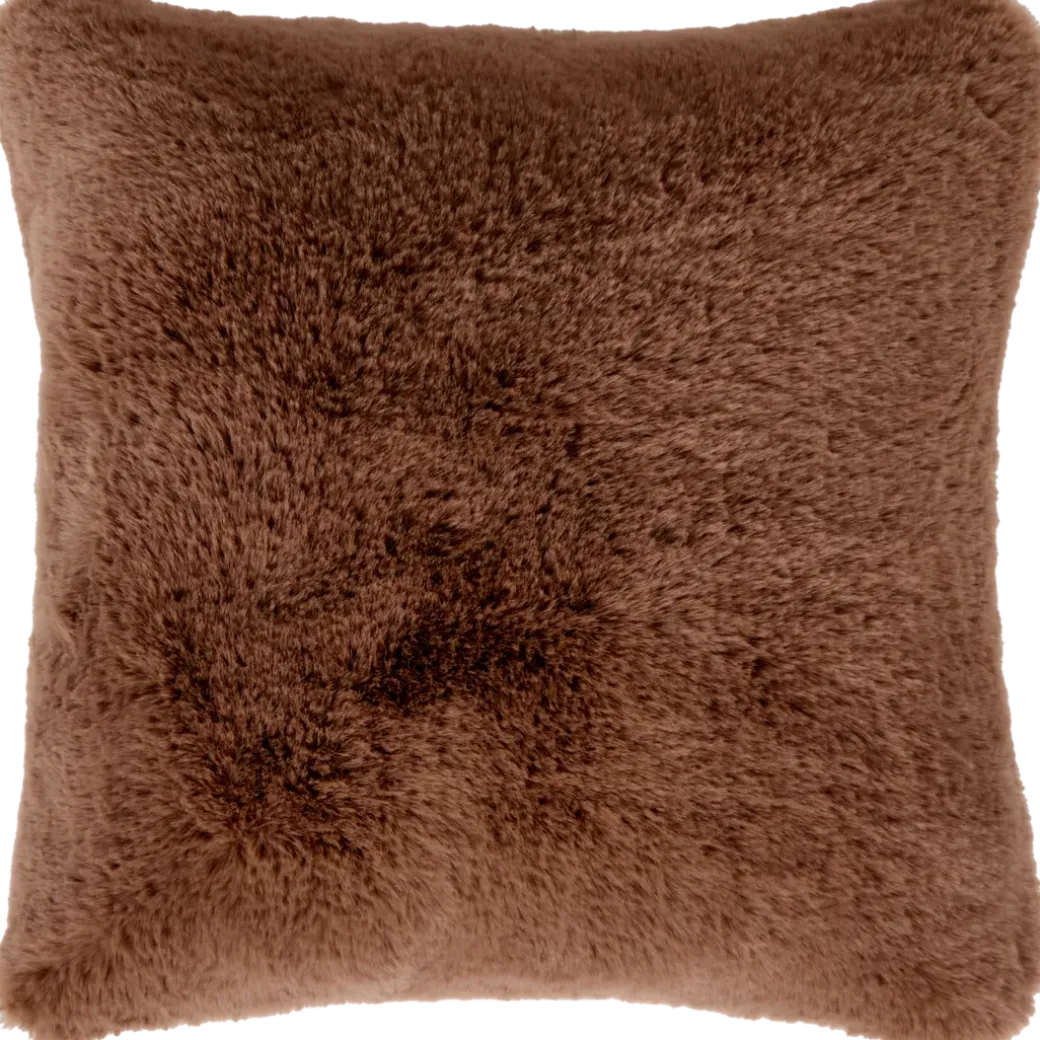 Housse de coussin en fausse fourrure 45 x 45 cm | Action FR