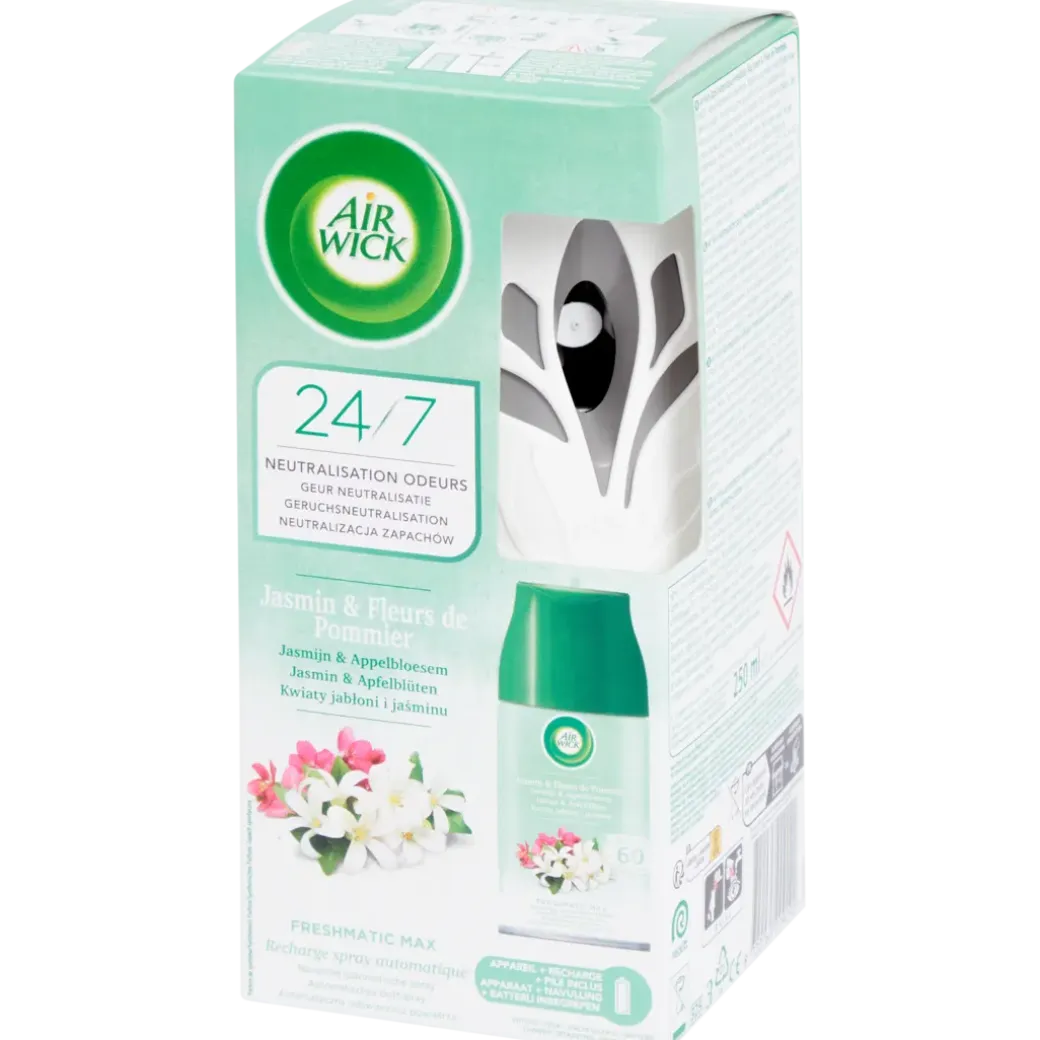 Kit désodorisant Air Wick Freshmatic Max Jasmin & fleur de pommier | Action FR