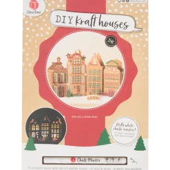Kit maisons d'hiver en kraft DécoTime | Action FR