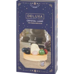 Lampe 7 chakras avec cristaux Deluxa | Action FR
