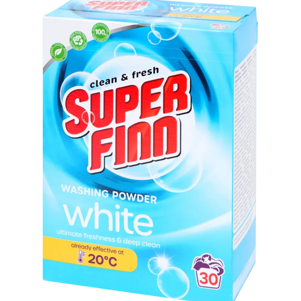 Lessive en poudre Superfinn White | Action FR
