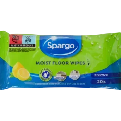 Lingettes humides pour sols Spargo Citron | Action FR