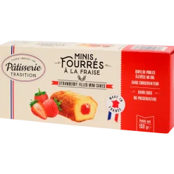 Mini-cakes Patisseries Gourmandes Fraise | Action FR