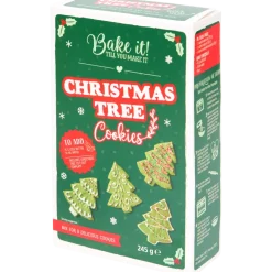 Mélange pour biscuits en forme de sapins de Noël Bake it! | Action FR