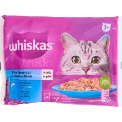Nourriture humide pour chat Whiskas Saumon et thon | Action FR