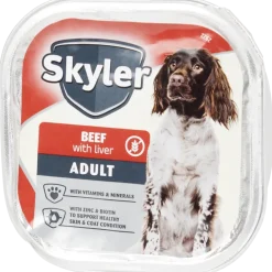 Nourriture humide pour chien Skyler Bœuf & foie | Action FR