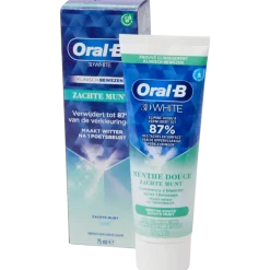 Oral-B dentifrice 3D menthe blanche | Action FR