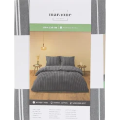 Parure de lit en flanelle 200 x 220 cm | Action FR