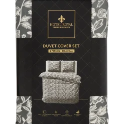 Parure de lit en satin Hotel Royal 240 x 220 cm | Action FR