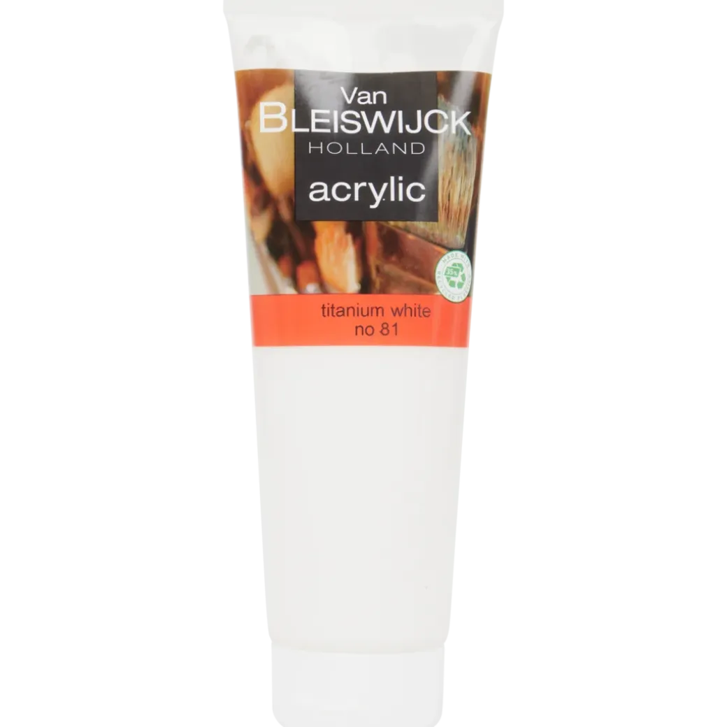 Peinture acrylique Van Bleiswijck Blanc titane | Action FR