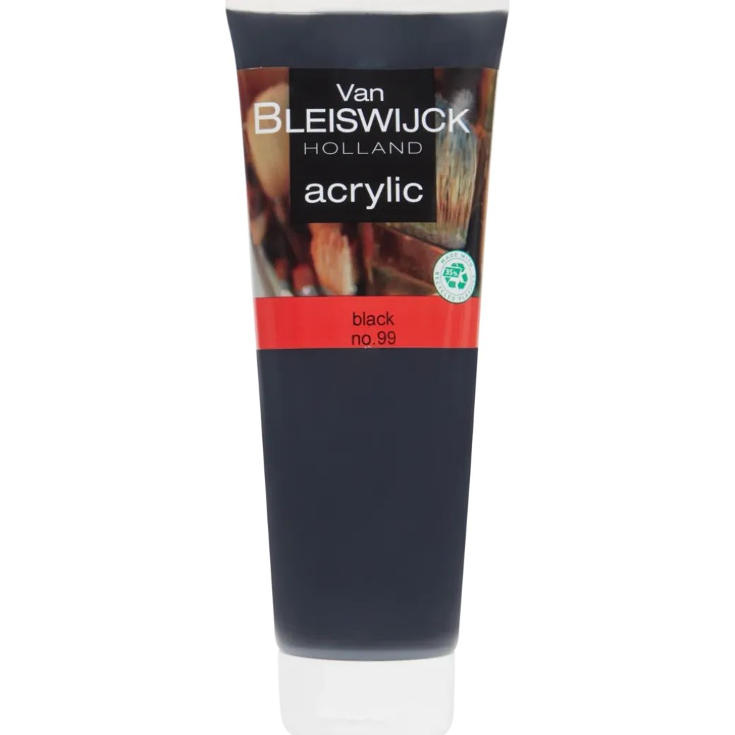 Peinture acrylique Van Bleiswijck Noir | Action FR